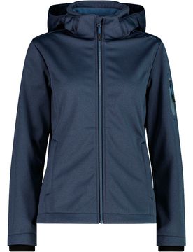 Woman jacket zip hood chaqueta softshell mujer Azul (36)