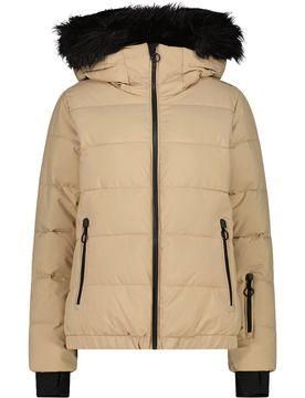 Woman jacket fix hood chaqueta esquí mujer Marron (42)