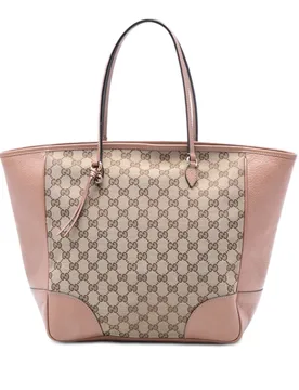 GG Canvas and Leather Bree Tote - Gucci - FashionsVida