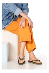 Ciabatte Infradito Verdi Havaians Brasil Logo 39/40