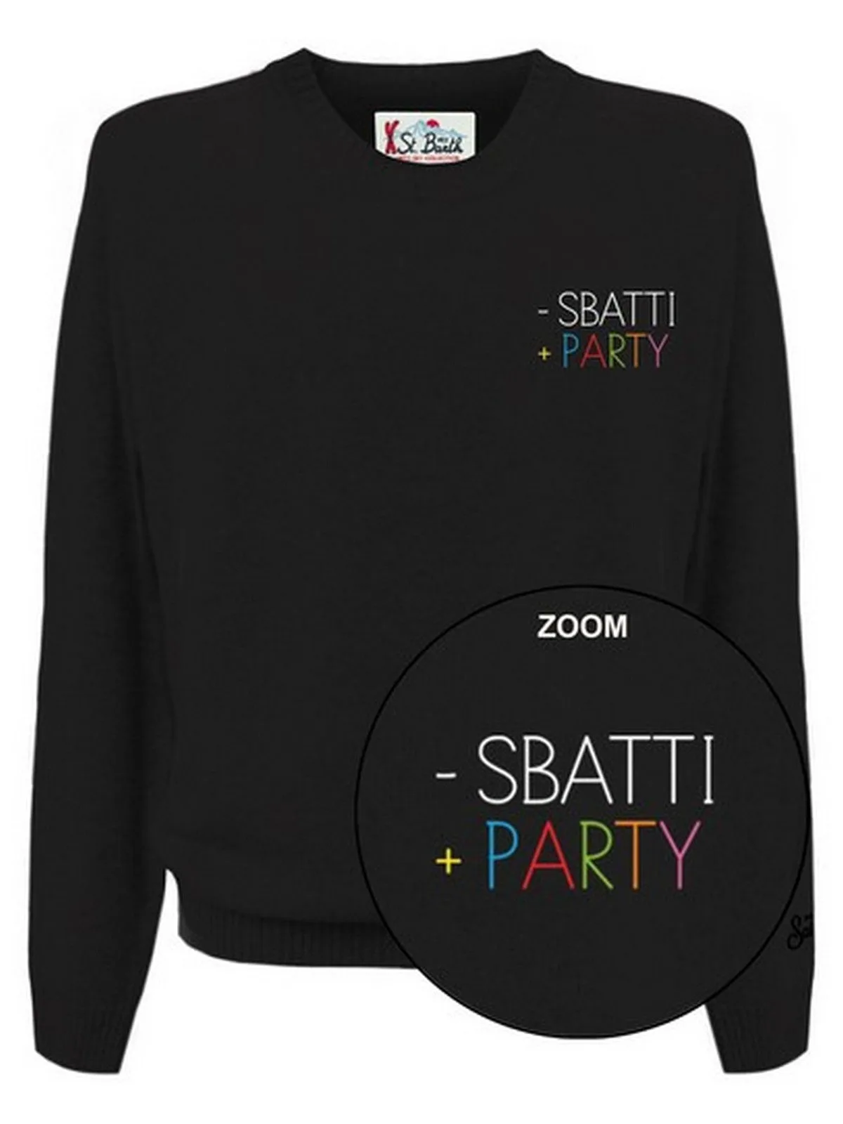 Felpe senza cappuccio uomo - heron light embry sbatti party 00 - nero - MC2 SAINT BARTH - FashionsVida