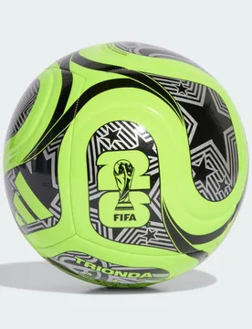 Pallone Trionda Club Coppa del Mondo FIFA 26â„¢ 4 Lucid Lemon / Black / Silver Metallic - Adidas - FashionsVida