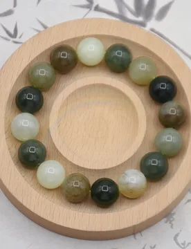 Natural Hetian jade multi treasure bracelet, pearl element circle, niche jade bead bracelet, couple's jewelry, Rwbuy - Aliexpress - FashionsVida