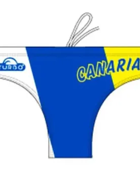 Canarias Shield Swimming Brief Royal / Yellow M Men - TURBO - FashionsVida