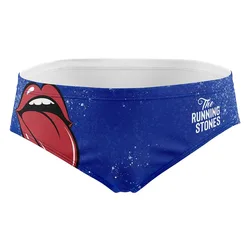 Running Stones Blue Swimming Brief Blue S Men