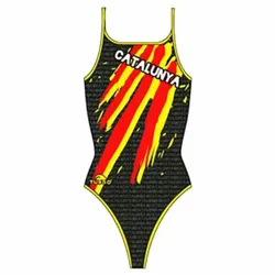 Catalonia Thin Strap Swimsuit Black 9-10 Years Girls