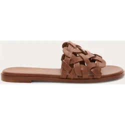 Sandalias planas Amalfi de piel