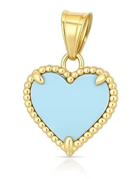 Ciondolo Cuore Oro Giallo 18kt GL102547