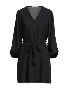 Minivestido Mujer Negro XS Mujer
