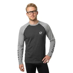 Maglia Da Enduro A Maniche Lunghe Core Icon Black / Grey