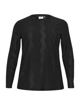 KAFFE CURVE Blusa 'Celina' negro
