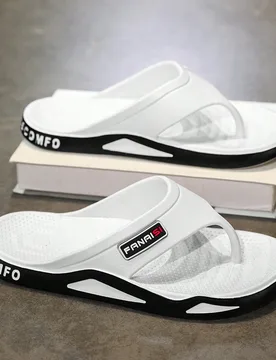 Las mujeres zapatillas de playa de suela gruesa, elegantes sandalias antideslizantes para exteriores para el verano, sensación de caminar suave y có - Shein - FashionsVida