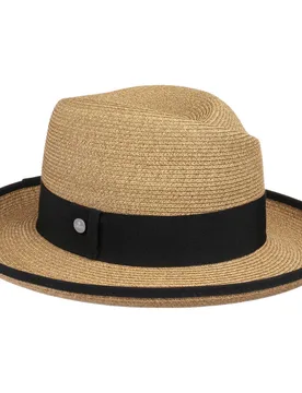 Twisted Crown Straw Hat by - nature - Damen - Size: One Size - Lierys - FashionsVida