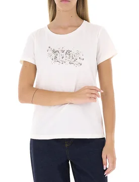 T-shirt girocollo SPORT AVORIO XL - Liu jo - FashionsVida