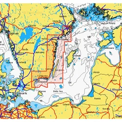 Small Southeast Of Sweden Map 5G601S2 One Size unisex