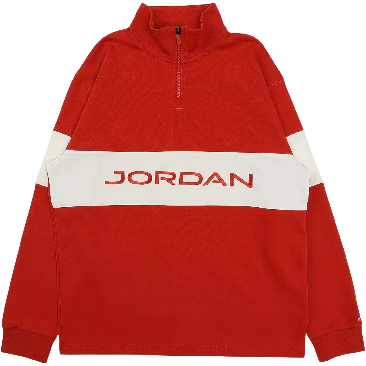 Golf Pullover Jordan Golf Half-Zip, rot/weiss m - Nike - FashionsVida