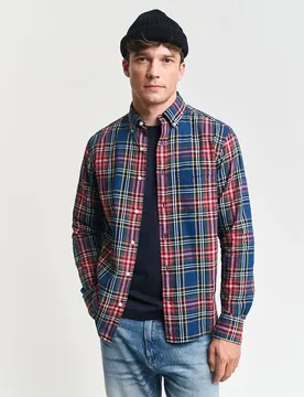 Camicia A Maniche Lunghe 3250012 Regular Fit Indigo L