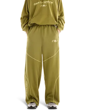 Terry Herren Hosen - Grün - Größe XL - Baumwoll-Jersey Green XL - New Balance - FashionsVida