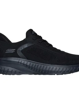 Bobs Squad Chaos - Solid Step Herren Slipper, schwarz, Größe 44 44 - Skechers - FashionsVida