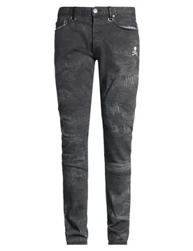 Jeanshose Herren Braungrau 30,32,34 Herren - JOHN ELLIOTT x MASTERMIND JAPAN - FashionsVida