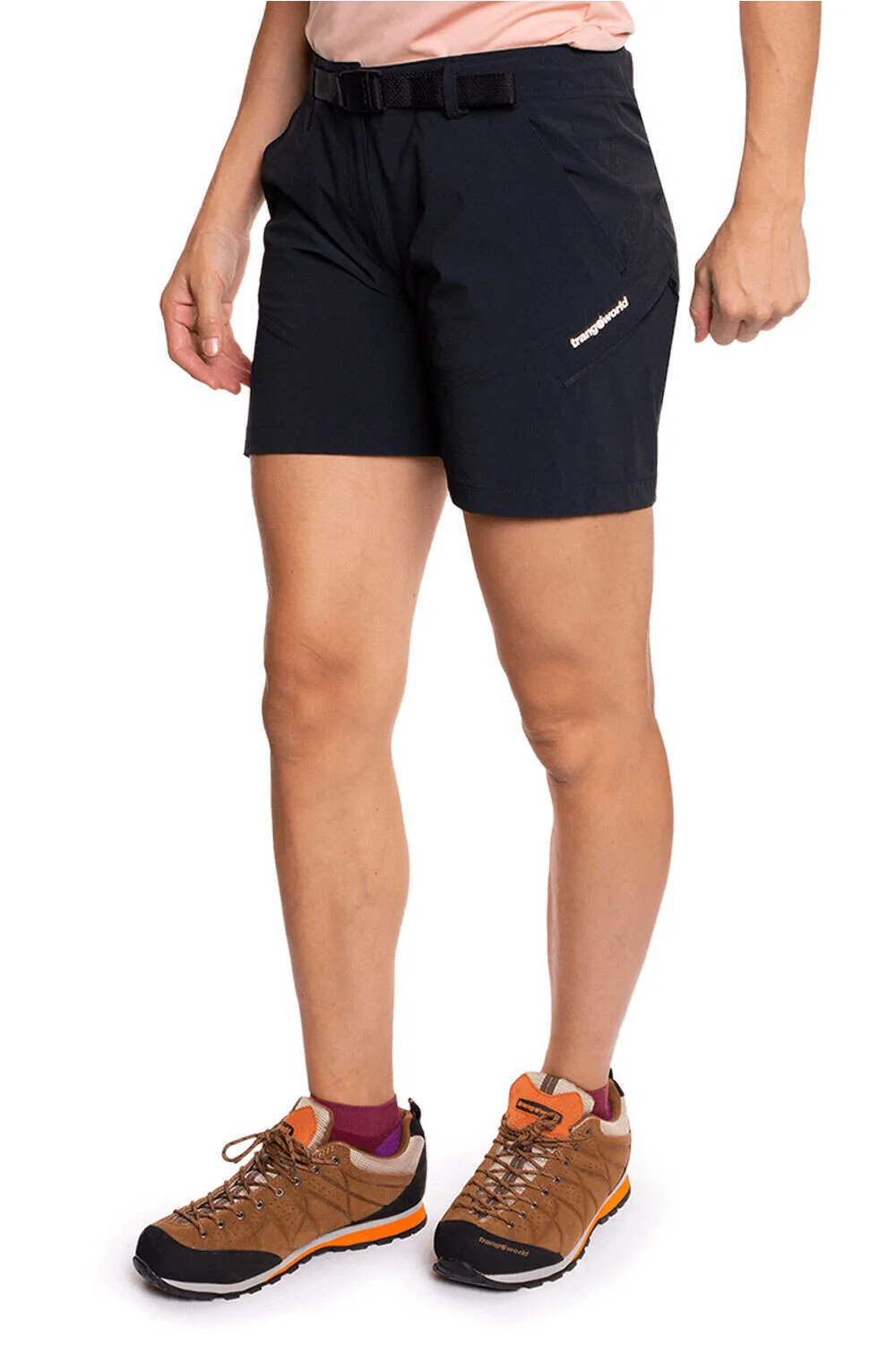 Yittu pantalón corto montaña mujer Negro (M) - Trango - FashionsVida