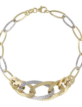 Bracciale Donna Oro Bianco Giallo GL102245
