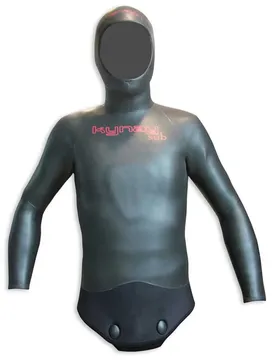 Giacca Da Pesca Subacquea Wetsuit Smooth Skin 5 Mm