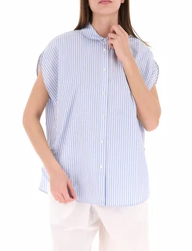 Camicia in cotone AZZURRO CHIARO M - Woolrich - FashionsVida