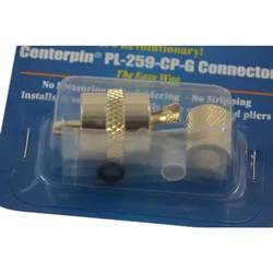 Centerpin Rg8x Rg58/au Antenna Connector Bronze One Size unisex