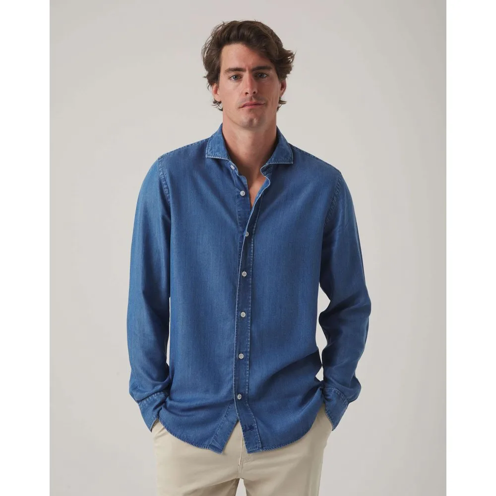 Camisa de hombre corte regular lisa - Scotta 1985 - FashionsVida
