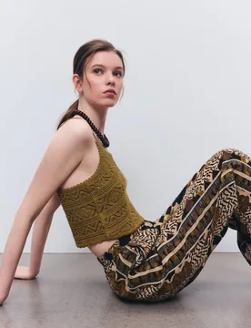 Top de mujer de crochet con tirantes - Tintoretto - FashionsVida
