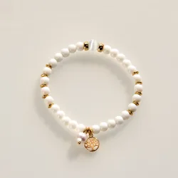 Jade-Armband weiß Amélie di Santi