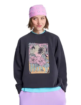 Sweat-shirt Lineup Terry Anthracite L - Roxy - FashionsVida