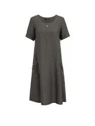 Midikleid grau 42 damen