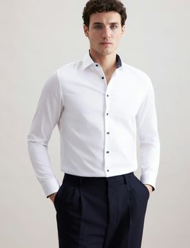 X-Slim Business Hemd Uni Weiß 39