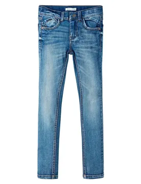 Jean Pete Skinny Fit 4111 Medium Blue Denim 8 Années Garçon - Name it - FashionsVida
