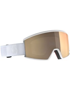 Photochromatische Skibrille Ambit Compact LS Mineral White AMP LS Bronze Chrome S1-3 Weiß