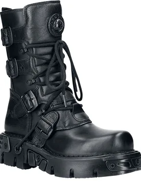 Stiefel - Nomada Black - EU40 bis EU47 - für Männer - Größe EU40 - schwarz - Männer - male - New Rock - FashionsVida
