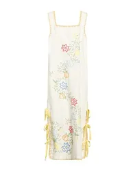 Vestido largo Mujer Marfil 34 Mujer