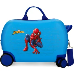 Maleta infantil 2 ruedas multidireccionales Spiderman Vigilant con capacidad de 24L en