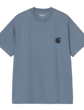 S/S C Logo Archive T-Shirt - T-Shirt-kurzarm - blau - Herren - Size: S - Carhartt WIP - FashionsVida