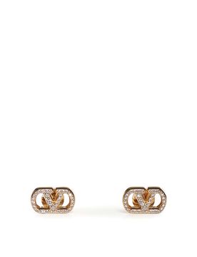 Orecchini In Metallo E Cristalli Swarovski