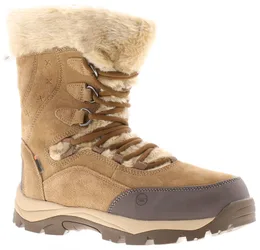 Womens Walking Boots Moritz Waterproof 200 Suede Leather Lace Up Brown - Size Uk 4