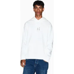 Sudadera de hombre con logo a contraste y capucha Icon Project