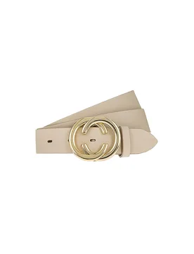 Ceinture en cuir crème 100 - Vanzetti - FashionsVida