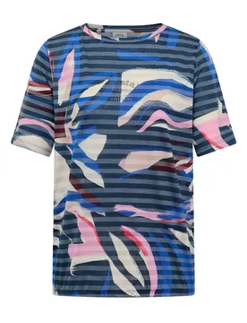 TOS Striped Burnout FP T-Shirt femae
