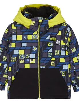 Veste Little Mission 3D Checker Yellow Plum 4-5 Années Garçon