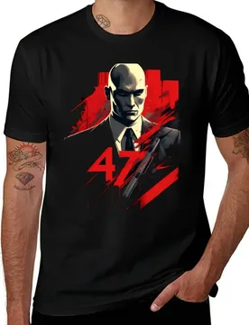 Agent 47 T-Shirt Casual Breathable Short Sleeve Top T-Shirt - Aliexpress - FashionsVida