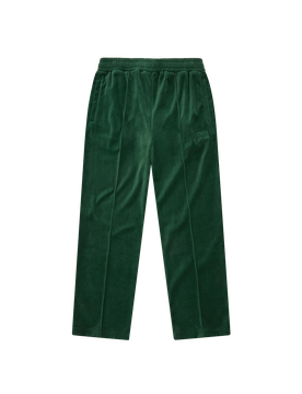 Small Arch Logo Velour Track Pants - Forest