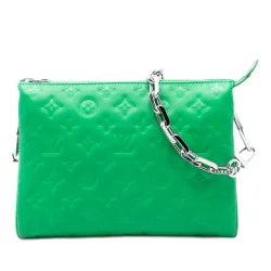 Monogram Embossed Puffy Lambskin Coussin PM